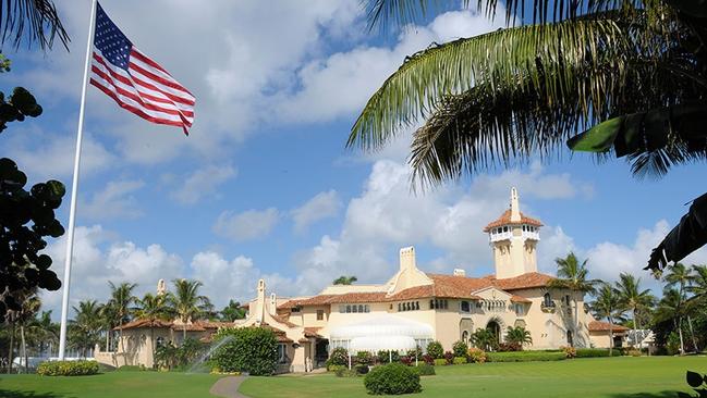 Inside Trump’s opulent resort in Florida. Picture: Courtesy Mar-a-Lago Club