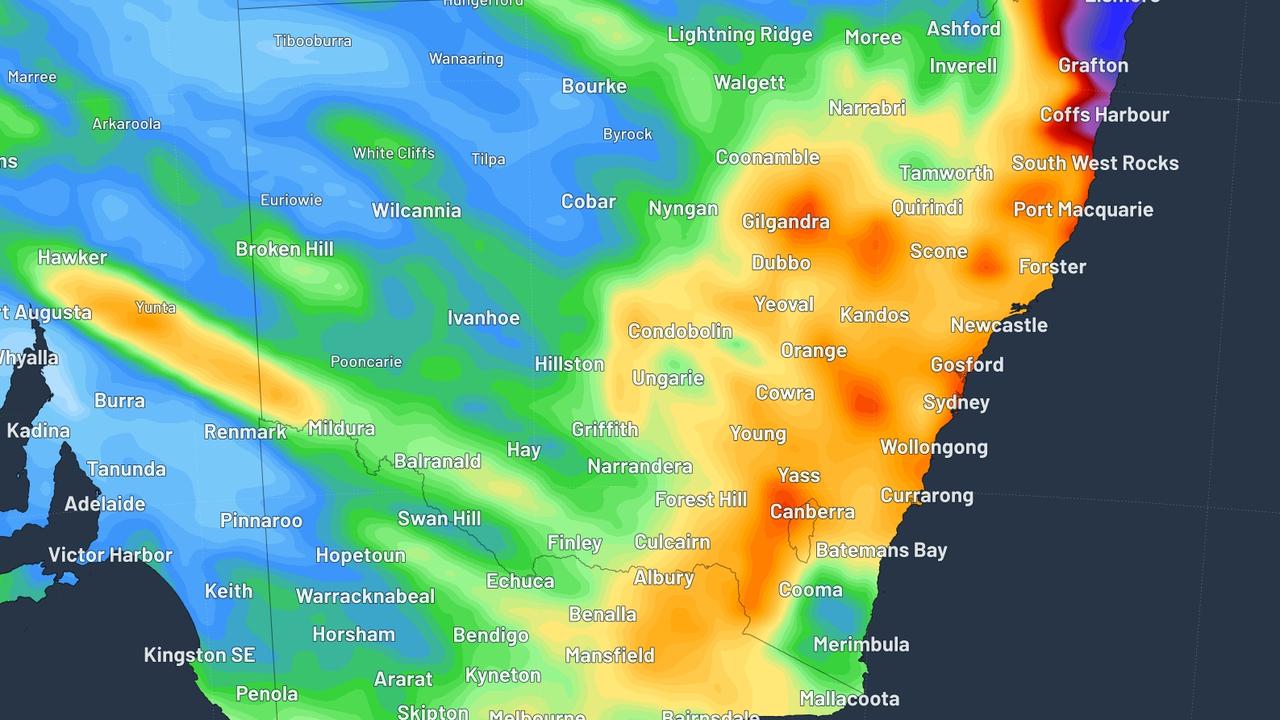 Warning as Australia set for major rainfall