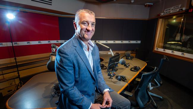 Tom Elliott at 3AW. Picture: Jay Town