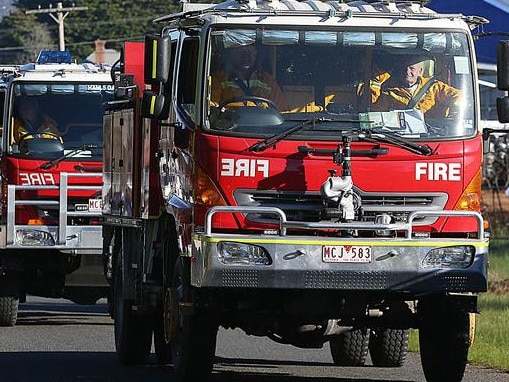 Three CFA trucks were called to the reported gas rupture on Station St in Wallan just before 3.30am on Wednesday and the incident was deemed safe just before 10am. Picture: Supplied