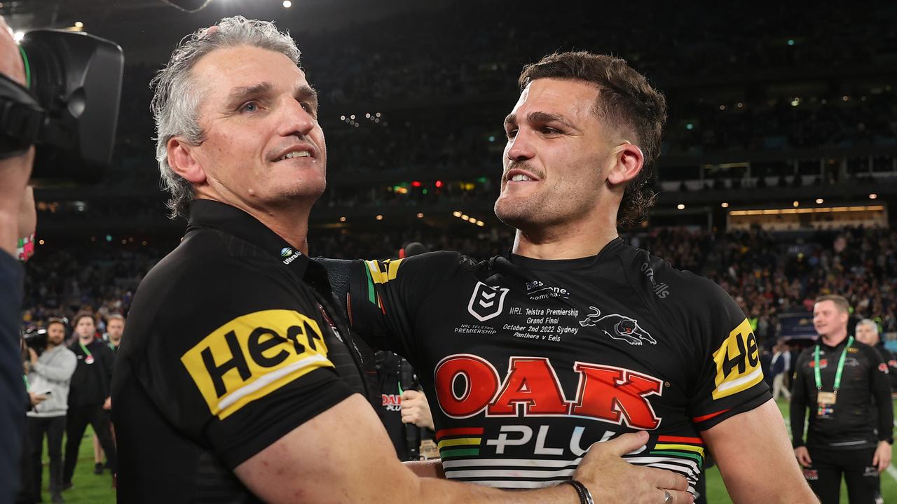Nathan Cleary and dad Ivan.