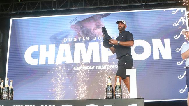 Dustin Johnson won last week’s LIV event in Tulsa. Picture: Ian Maule / Getty Images via AFP