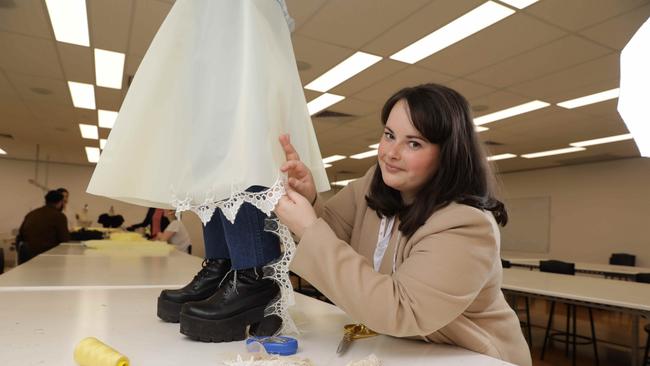 Collarts fashion marketing student Jessica Manczal is keen to learn more about sustainable and ethical practices.