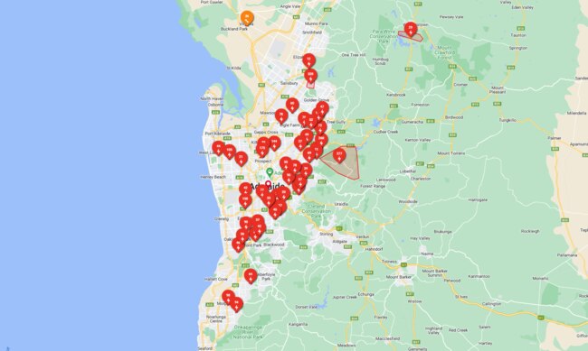 More than 4000 South Australians woke up without power on Tuesday morning, following wild weather. Source: SA Power Networks