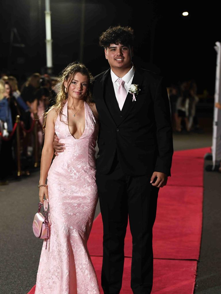 Daniel Lemanu &amp; Villo Barton-Bako at Xavier Catholic College year 12 formals. Picture: Patrick Woods.