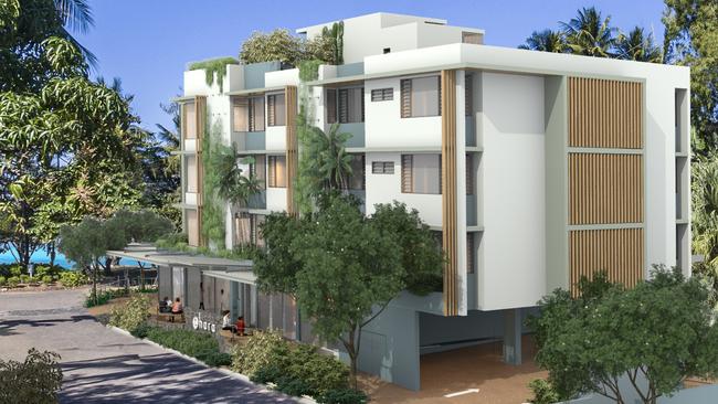 An artist’s impression of the luxury Shara development at Palm Cove.