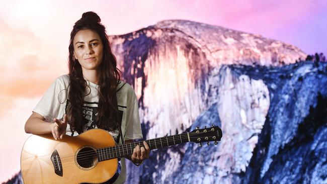 Singer Amy Shark poses for a photo at Casuarina Square Picture: Keri Megelus