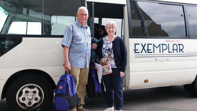 Hassan Amin and Patricia Amin from the Central Coast of New South Wales were impressed with the prompt service that Exemplar provided on their arrival to Cairns. Picture: Brendan Radke