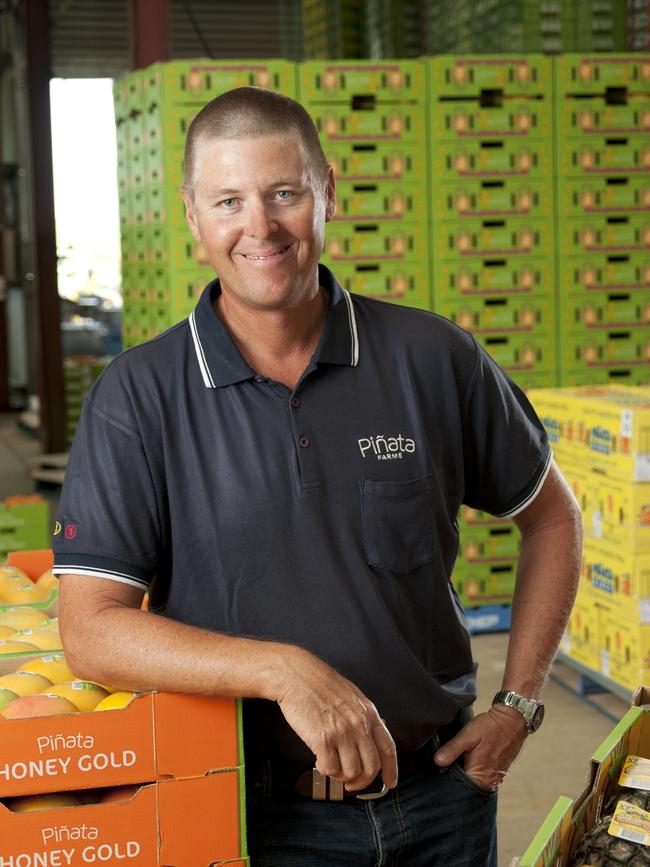 Pinata Farms managing director Gavin Scurr, from Wamuran on the Queensland Sunshine Coast.