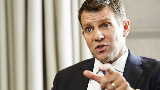 NSW Premier Mike Baird has said security will only be escalated if necessary. Picture: Justin Lloyd