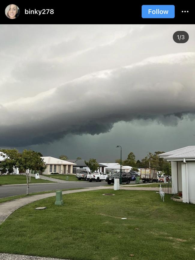 Severe storms captured by @binky278.