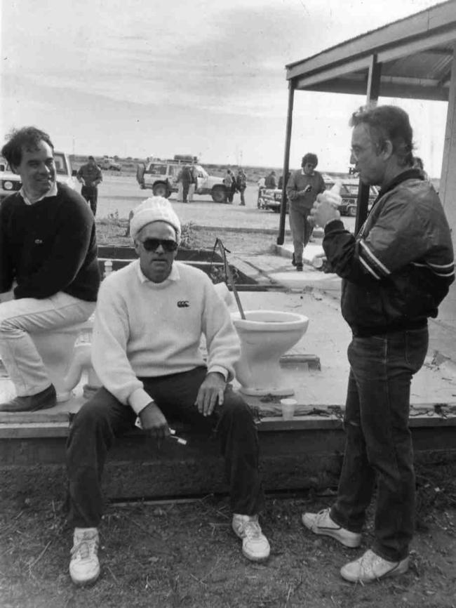 Neil Kerley with Jim Girdler and Ken Cunningham in 1989.