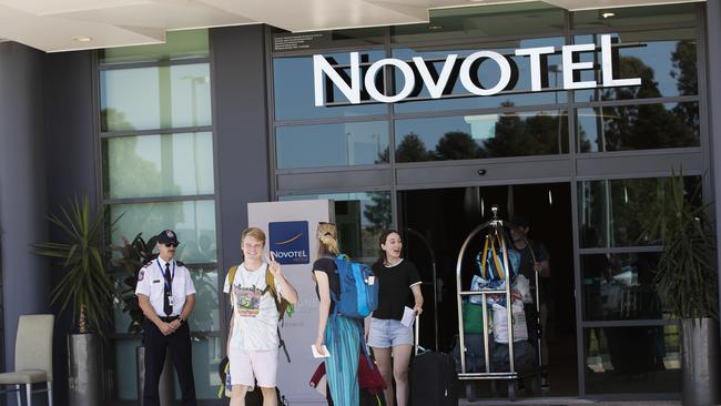 Staff at the Novotel hotel were allegedly verbally abused by a Covid positive guest in quarantine there.