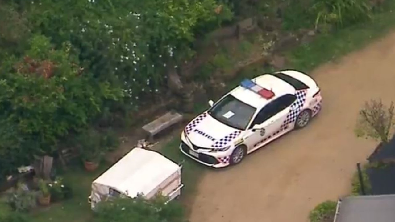 Police were called to a property on McLean Rd at Mount Mee about 8.30pm on Wednesday following reports of an assault. Picture: 9 News Queensland