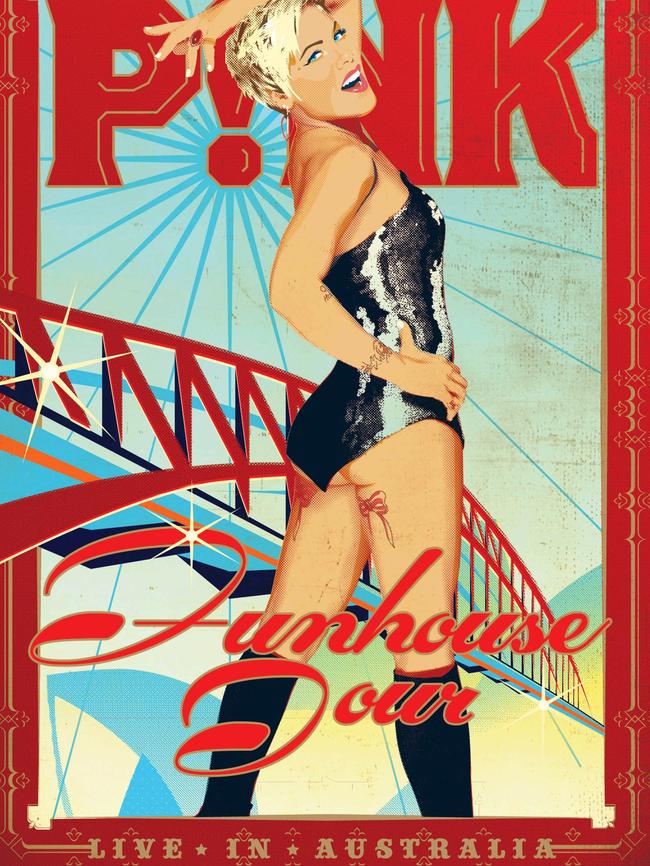 Pink Funhouse DVD is 32 times platinum in Australia.