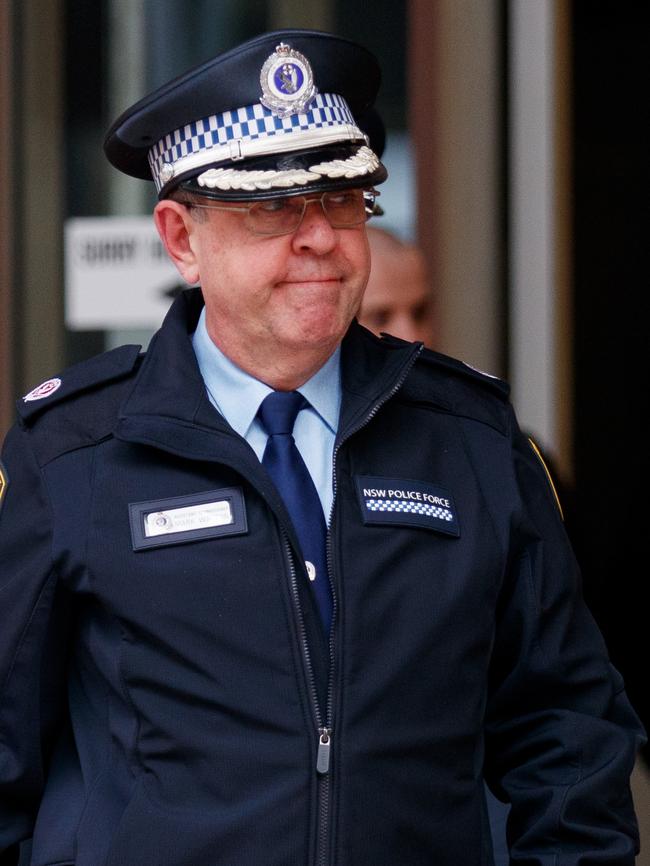 Assistant Commissioner Mark Walton, described the boy’s alleged influences online as a “salad bar of ideologies”. Picture: NewsWire / Nikki Short