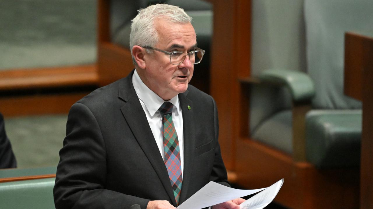 Independent MP Andrew Wilkie made the claims under parliamentary privilege. Picture: AAP Image/Mick Tsikas