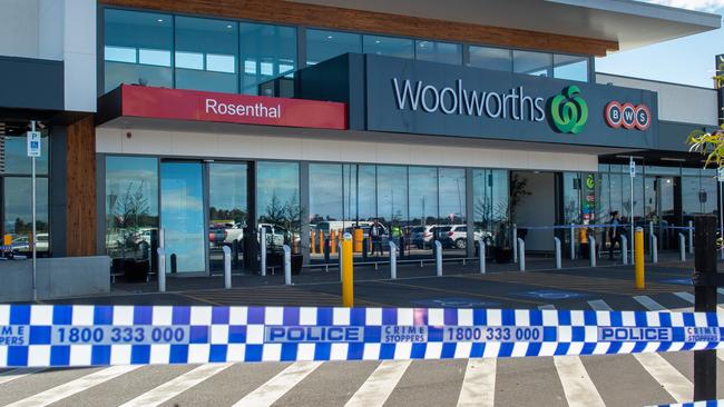 The Woolworths in Sunbury that was allegedly ram raided. Picture: Jay Town