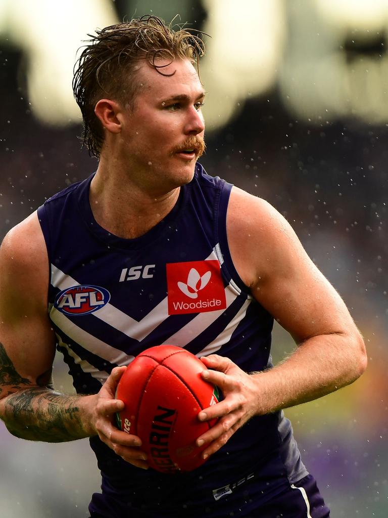 McCarthy in 2018. Photo by Daniel Carson/AFL Media/Getty Images