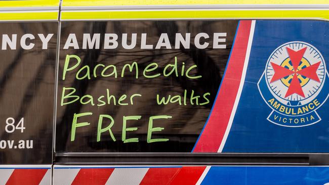 The sentence infuriated Victorian paramedics. Picture: Jake Nowakowski