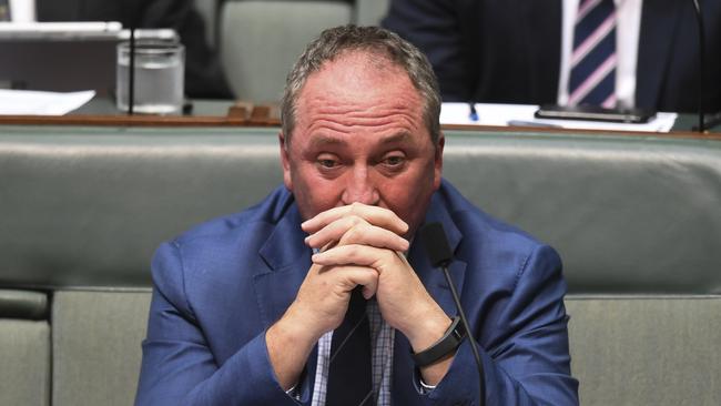 All is not well with the conservative Right as Barnaby Joyce circles Nationals leadership. Picture: AAP