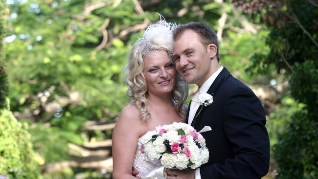 Pierette Webb married Robert Kemper at St Augustines Anglican Church Hamilton in 2007. Picture: Adam Smith