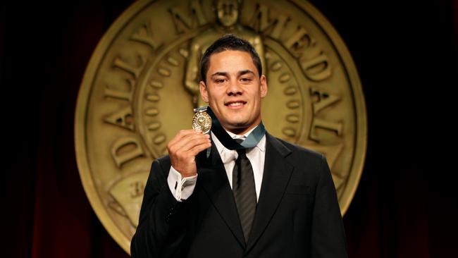 Jarryd Hayne won Dally M medals in 2009 and 2014.