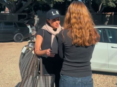 Meghan Markle delivers donations to support teen girls. Picture: Instagram@altadenagirls