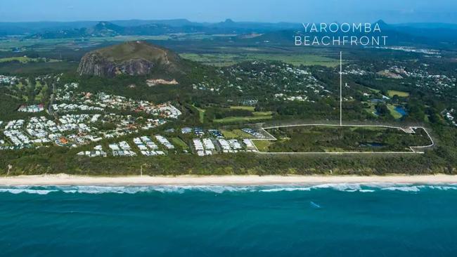 Sekisui House listed its 18ha development site at Yaroomba beachfront for sale with Ray White Special Project and Colliers in 2022.