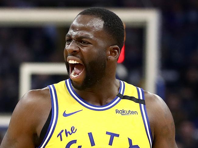 SAN FRANCISCO, CALIFORNIA - FEBRUARY 27: Draymond Green #23 of the Golden State Warriors argues with referee Tyler Ford after he received his second technical foul of their game against the Los Angeles Lakers at Chase Center on February 27, 2020 in San Francisco, California.  NOTE TO USER: User expressly acknowledges and agrees that, by downloading and or using this photograph, User is consenting to the terms and conditions of the Getty Images License Agreement.  (Photo by Ezra Shaw/Getty Images)