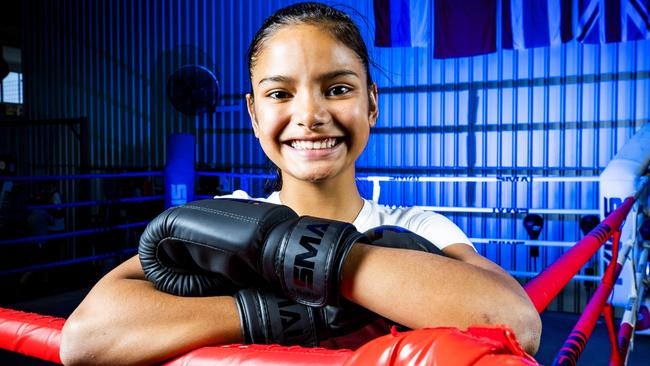 12-year-old Jazara Keke at Beat Boxing Gym, Morningside. Picture: Richard Walker