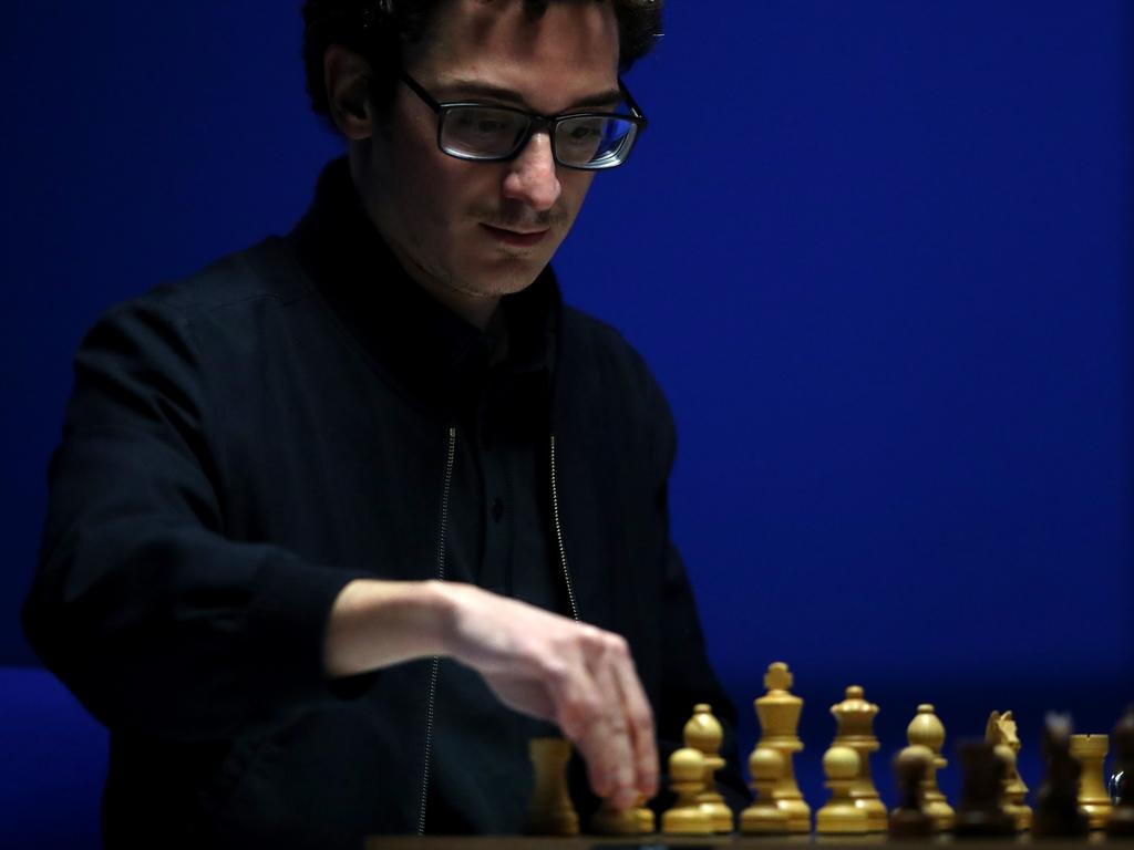 Ian Nepomniachtchi of Russia prepares for the game he drew against News  Photo - Getty Images