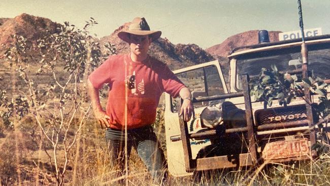 John Elferink as a Northern Territory police officer in 1986.