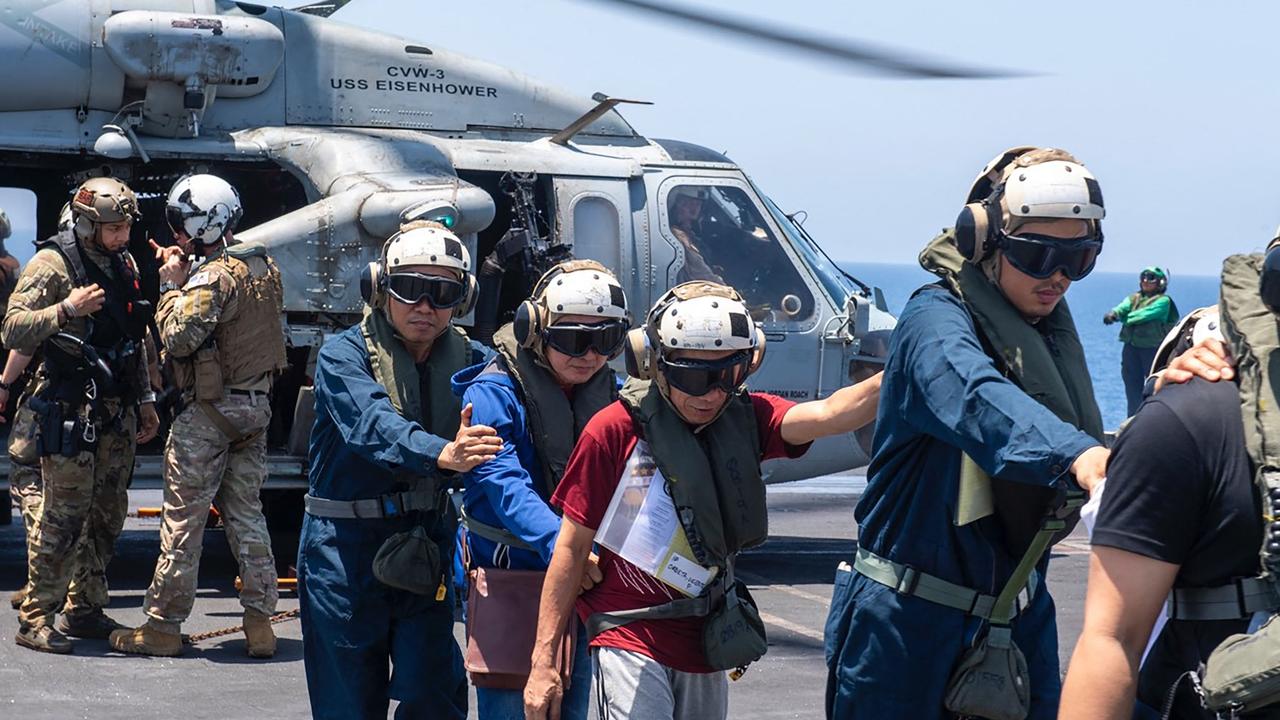 A ship was abandoned in the Red Sea after an attack with a sea drone by ...