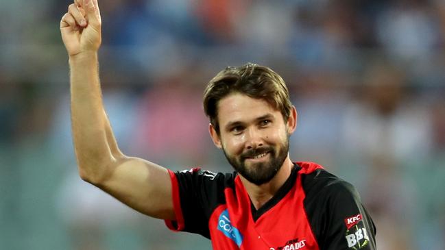 Kane Richardson has excelled in the BBL for the Strikers and Renegades.