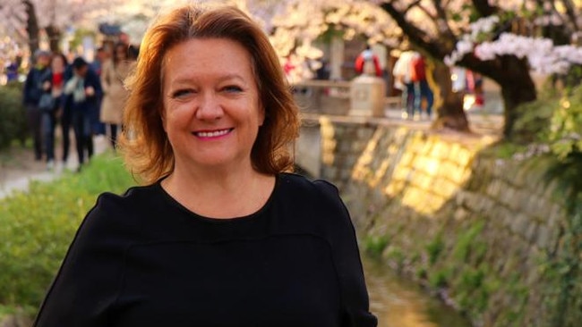 Hancock Prospecting Group executive chairman and Australian Olympic supporter Gina Rinehart.