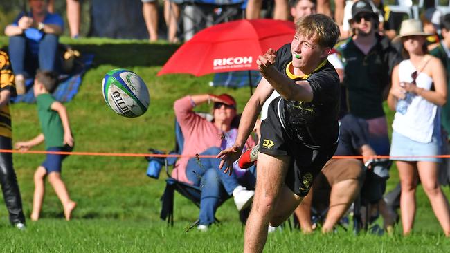 AIC First XV rugby match between Villanova College and St Laurence's College. Saturday May 28, 2022. Picture, John Gass
