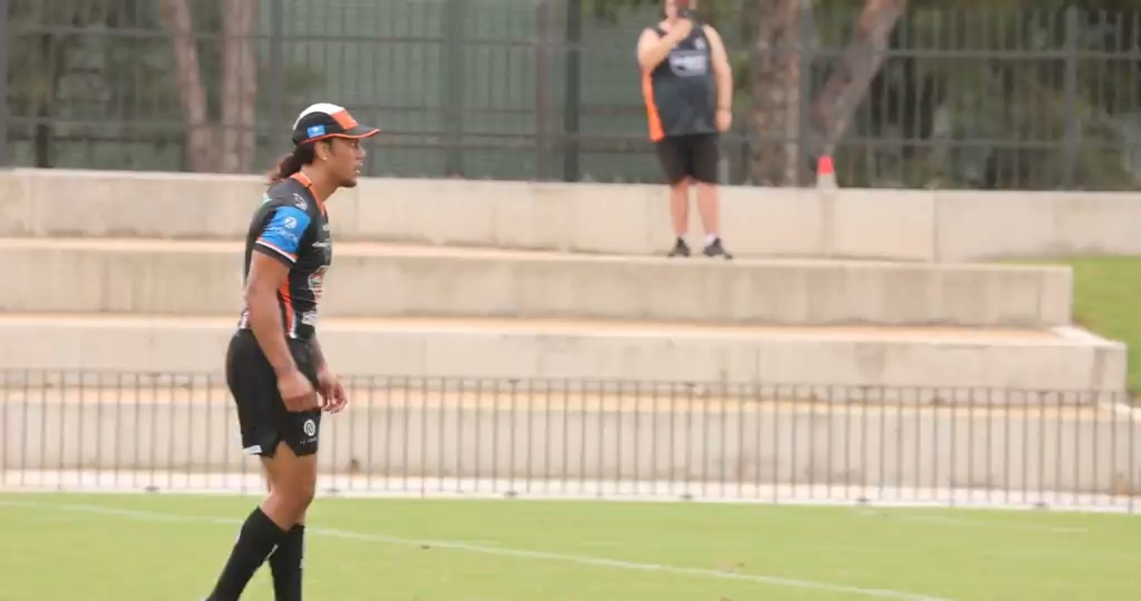 Wests Tigers' Jarome Luai At Training