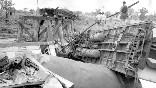 The Medway Creek crash was one of Queensland’s worst rail disasters. Picture: Supplied