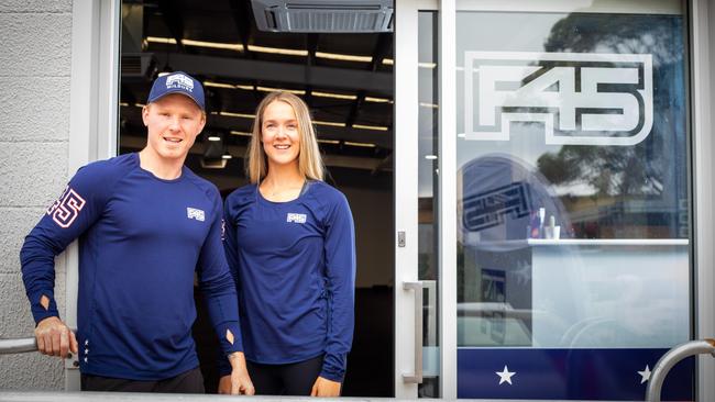 F45 Mildura owners Ben Dalton and Rachel Jaynes. Picture: Supplied