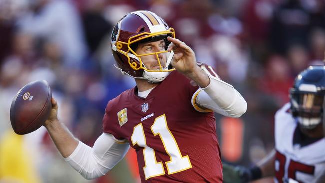 Alex Smith couldn’t guide the Redskins to another victory. Picture: Getty