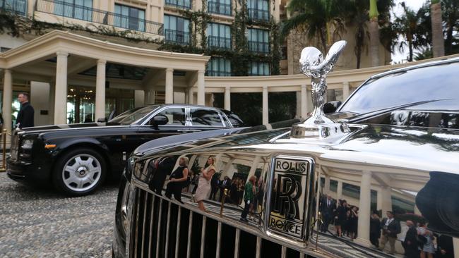 The Silver Lady shines at Palazzo Versace. Picture Glenn Hampson