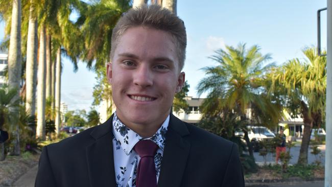 Dane Caban at the Sarina State High School formal at the MECC, Mackay, on Thursday November 19. Picture: Zizi Averill