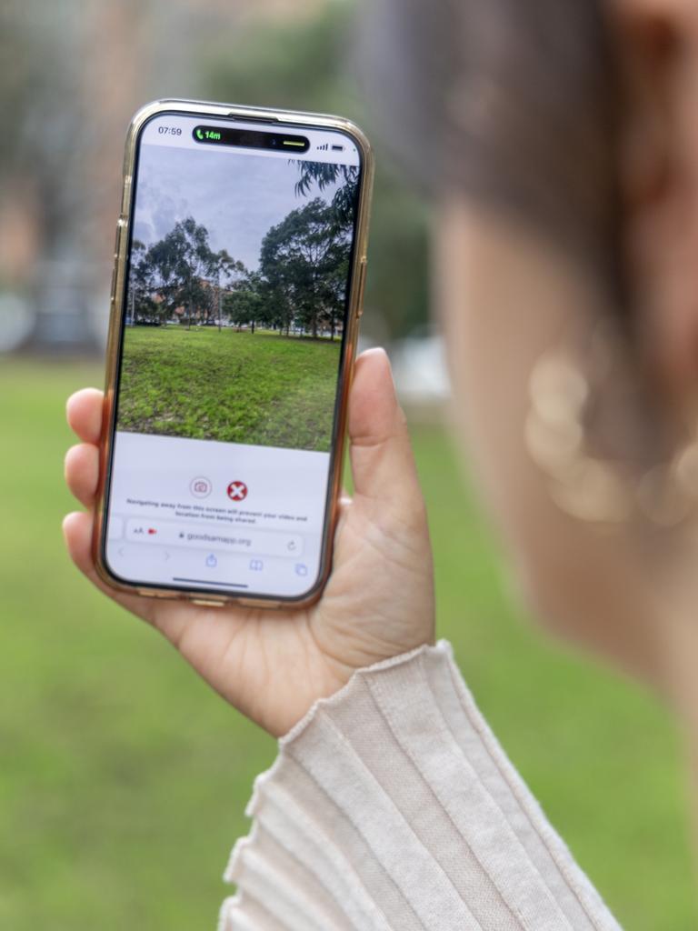 A link to the platform will be sent to users during an emergency. Picture: NSW Police.