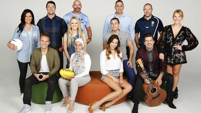 Our ambassadors: Mel McLaughlin, Smallzy, Nathan Hindmarsh, Christie Lamb, Mark Geyer, Amna Karra-Hassan, Monika Radulovic, Sam Alhage, Rob Shehadie, John Skandalis and Matt &amp; Jess. Picture: Justin Lloyd