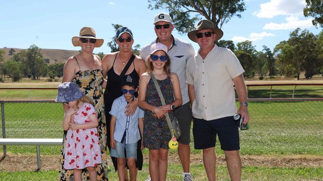 ALEXANDRA, AUSTRALIA - MARCH 16 2024 The Laulays attend the 2024 Alexandra Picnic Cup Picture: Brendan Beckett