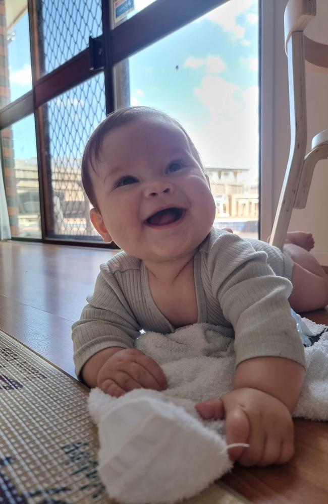 Theodore Winston Taylor: Born on 26/04/2023, six month old Theodore is his mum, Maegan Taylor’s happy little snugglepot. “He loves a smile, a tickle and a chat with anyone,” she said.