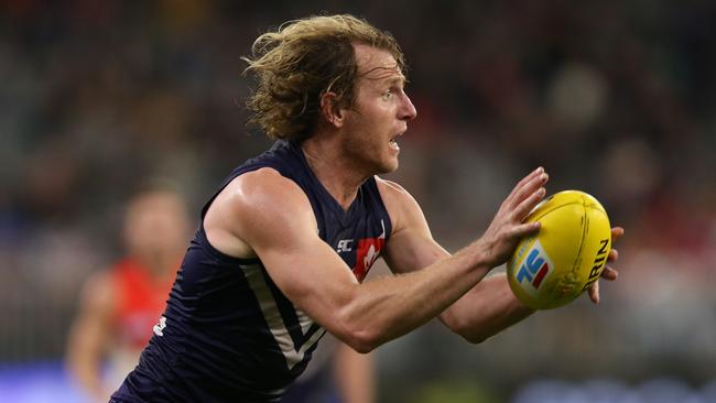 Stand-in captain David Mundy was best afield for the Dockers. Picture: Getty Images