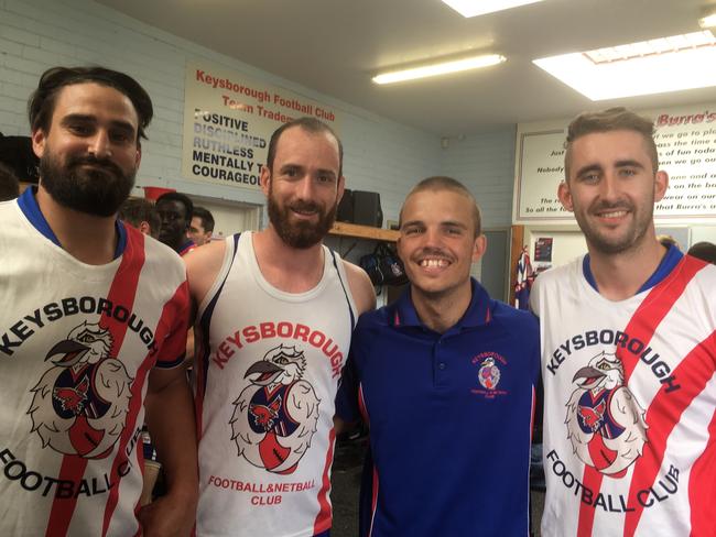 Keysy recruits Tim Edwards, Any Brannan, Bryce campbell and Dylan Webb.