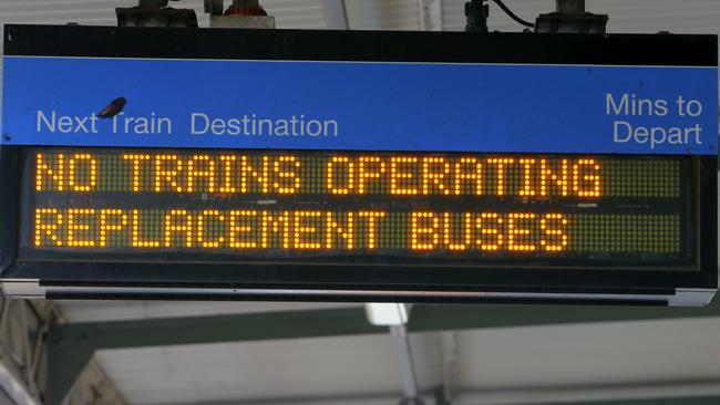 Passengers should get familiar with this sign during the school holidays.